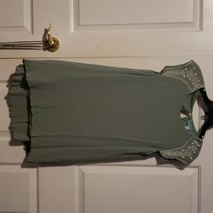 Sage green dress